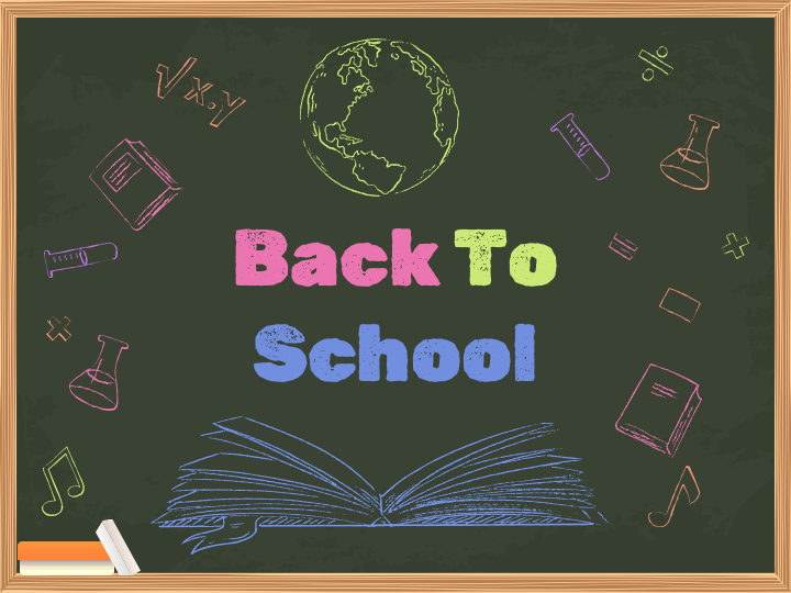 Back to School -  Free Download PPT Slide 1