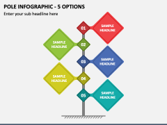 Pole Infographic - 5 Options PPT Slide 1