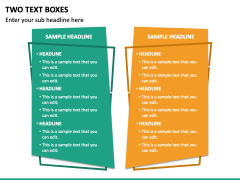 Two Text Boxes - Free PPT Slide 2