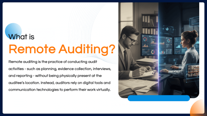 Remote Auditing PowerPoint and Google Slides Template - PPT Slides