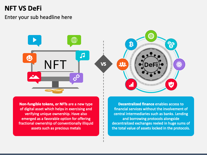 NFT Vs DeFi PPT Slide 1