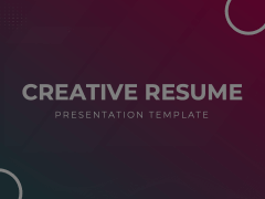 Creative Resume Animated Presentation - SketchBubble