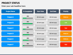 Free - Project Status PowerPoint Template and Google Slides