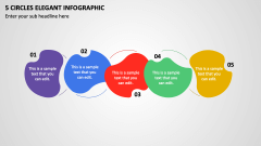5 Circles Elegant Infographic PPT Slide 1