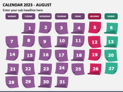 Calendar 2023 PPT Slide 8