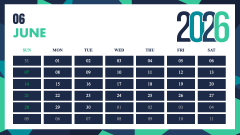Creative 2026 Calendar PPT Slide 7