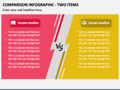 Comparison Infographic - Two Items PPT Slide 1