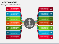 14 Option Boxes PPT Slide 1