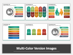 Job Interview Tips Multicolor Combined