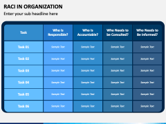 RACI in Organization PowerPoint Template - PPT Slides