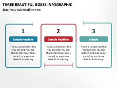 Three Beautiful Boxes Infographic PPT Slide 2