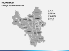 Hanoi Map PPT Slide 2