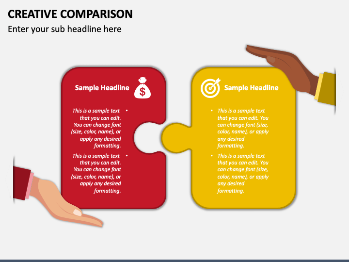 Creative Comparison PPT Slide 1