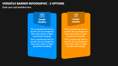 Versatile Banner Infographic - 2 Options PPT Slide 1