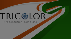 Tricolor Presentation Theme Animated Presentation - SketchBubble