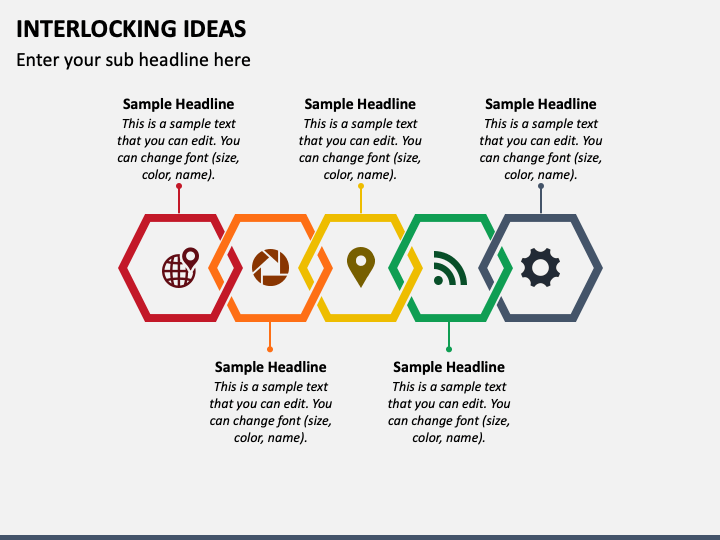 Interlocking Ideas PPT Slide 1
