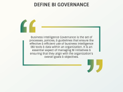 BI Governance PPT Slide 2
