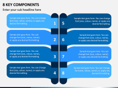 8 Key Components PPT Slide 1