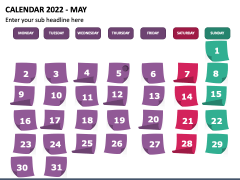 Calendar 2022 PPT Slide 5
