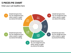 5 Pieces Pie Chart PPT Slide 2