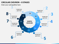 Circular Chevron – 8 Stages PPT Slide 1