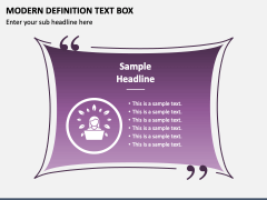 Modern Definition Text Box PPT Slide 1