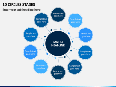 10 Circles Stages PPT Slide 1