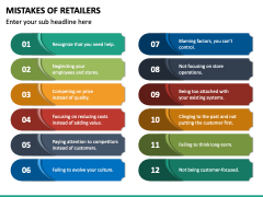 Mistakes of Retailers PPT Slide 3