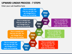 Upward Linear Process - 7 Steps PPT Slide 1