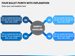 Four Bullet Points with Explanation PPT Slide 2