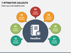 7 Attractive Callouts PPT Slide 1