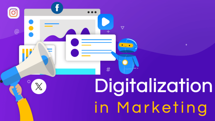 Digitalization In Marketing PPT Slide 1