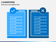 2 Suggestions PPT Slide 2