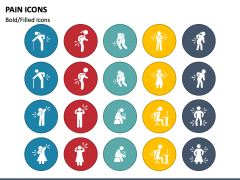 Pain Icons PPT Slide 1