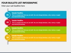 Four Bullets List Infographic PPT Slide 2