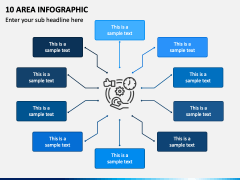 10 Area Infographic PPT Slide 2