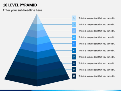 10 Level Pyramid PPT Slide 1