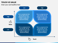 Touch Vs Value PowerPoint and Google Slides Template - PPT Slides