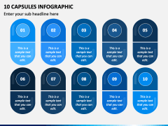 10 Capsules Infographic PPT Slide 1