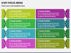 8 Key Focus Areas PowerPoint Presentation Slides - PPT Template