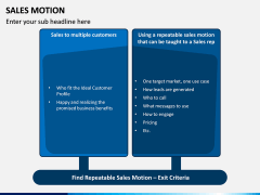 Sales Motion PPT Slide 6