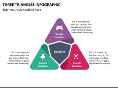 Three Triangles infographic Slide 1