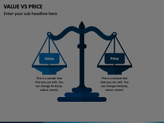 Value Vs Price PowerPoint and Google Slides Template - PPT Slides