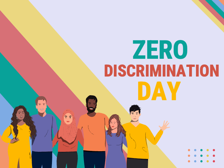 Free - Zero Discrimination Day PowerPoint Template and Google Slides Theme