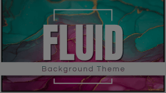 Fluid Background Theme Animated Presentation - SketchBubble