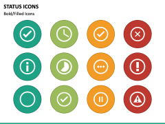 Status Icons for PowerPoint and Google Slides - PPT Slides