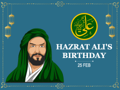 Free - Hazrat Ali's Birthday PowerPoint Template and Google Slides Theme