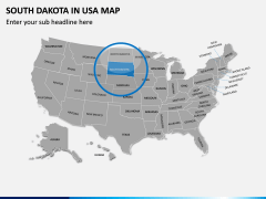 South Dakota Map PPT Slide 4