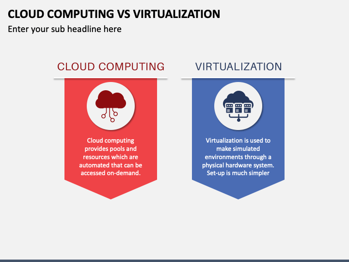 Cloud Computing Vs Virtualization PPT Slide 1