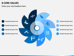 8 Core Values PPT Slide 1